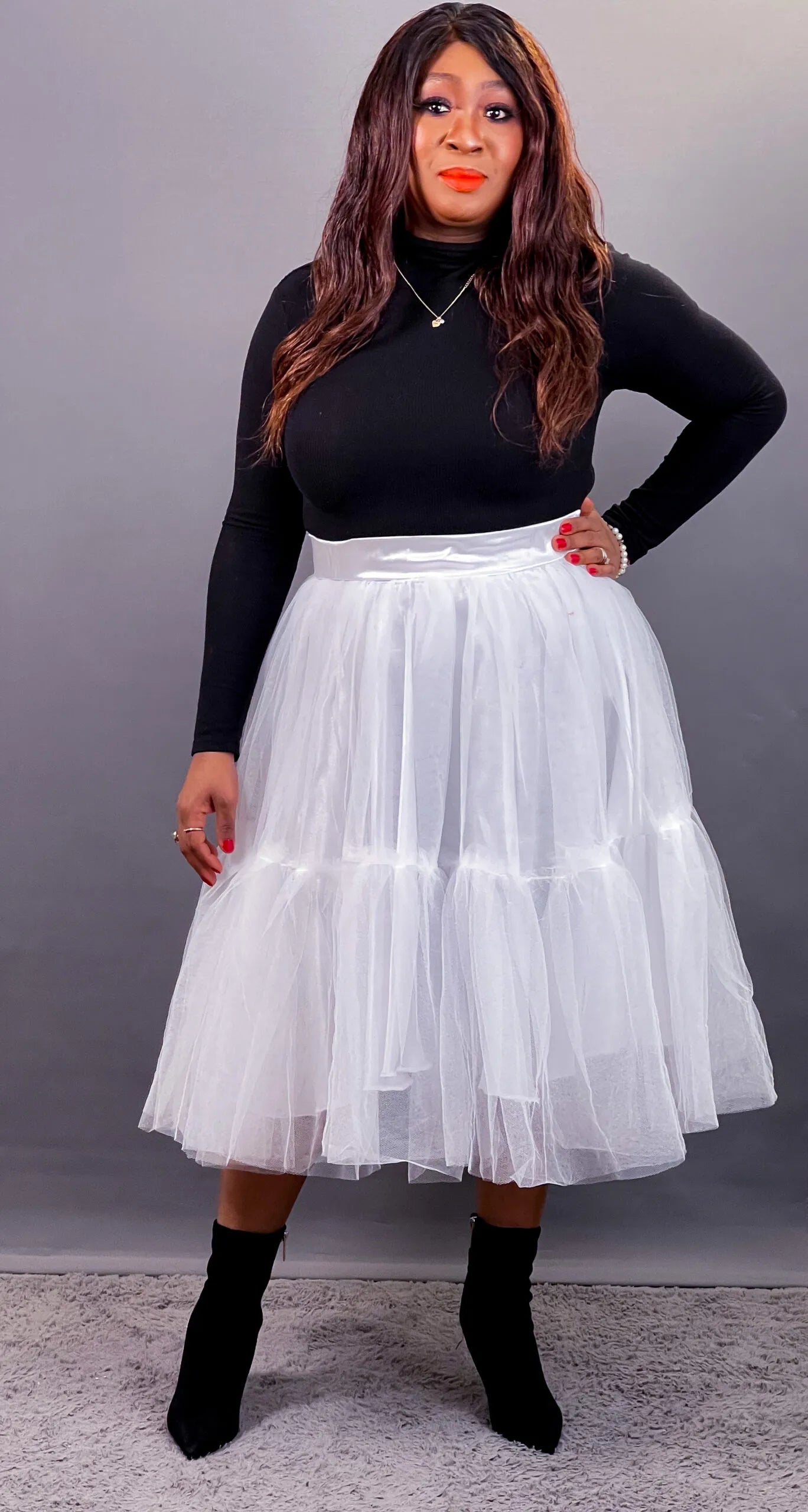 Tulle Skirt White